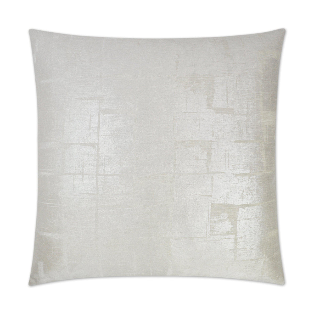 Glam Silver Throw Pillow | Bone & Brass