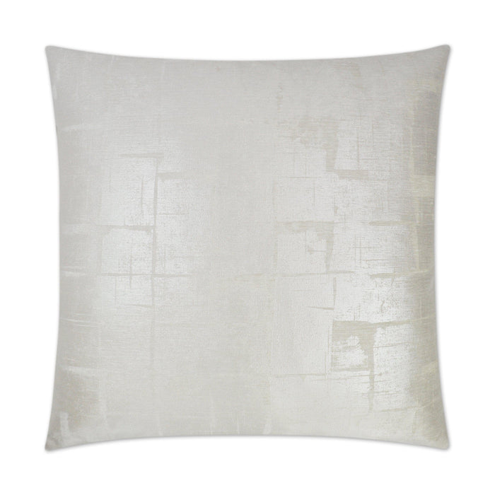 Glam Silver Throw Pillow | Bone & Brass