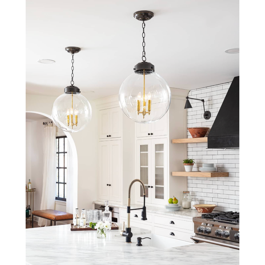 Globe Oil Rubbed Bronze Pendant