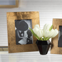 Gold Leaf Photo Frame - Frame Side View | Bone & Brass
