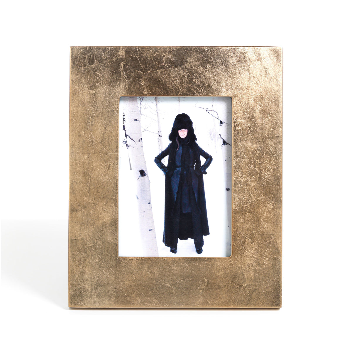 Gold Leaf Photo Frame - Frame View | Bone & Brass
