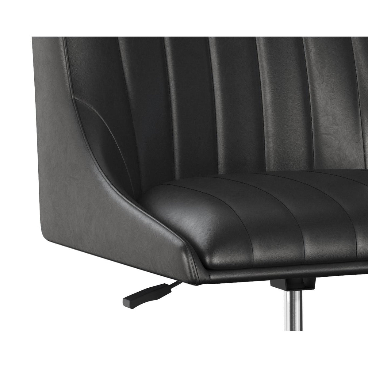 Halden Black & Bronze Office Chair - Chair View | Bone & Brass