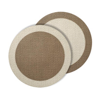 Halo Reversible Round Placemats, Set 4 - Placemat View | Bone & Brass