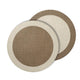 Halo Reversible Round Placemats, Set 4 - Placemat View | Bone & Brass