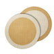Halo Reversible Round Placemats, Set 4 - Placemat Detail | Bone & Brass