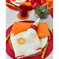 Halo Reversible Round Placemats, Set 4 - Placemat Detail | Bone & Brass