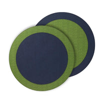 Halo Reversible Round Placemats, Set 4 - Placemat View | Bone & Brass