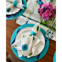 Halo Reversible Round Placemats, Set 4 - Placemat View | Bone & Brass