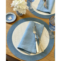 Halo Reversible Round Placemats, Set 4 - Placemat View | Bone & Brass
