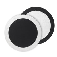 Halo Reversible Round Placemats, Set 4 | Bone & Brass
