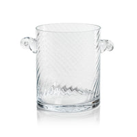 Harrow Swirl Glass Ice Bucket | Bone & Brass