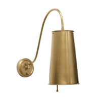 Hattie Sconce Natural Brass | Bone & Brass