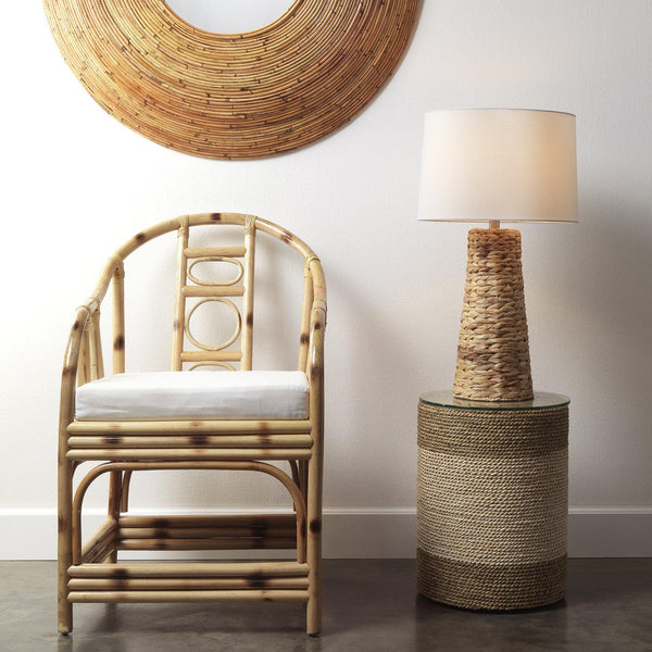 Haven Seagrass Table Lamp - Lamp Detail | Bone & Brass