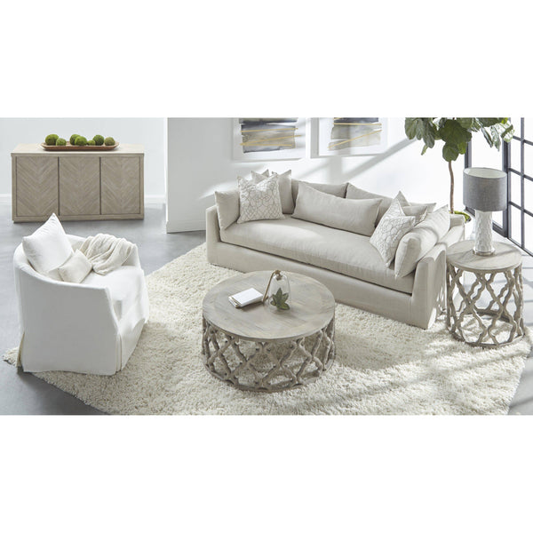 Hayberry Lounge Slipcover Sofa - Sofa Side View | Bone & Brass