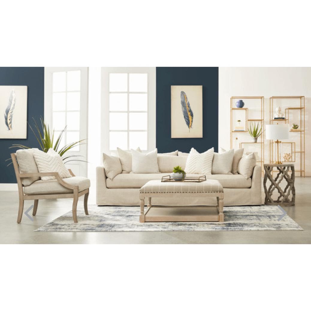 Hayberry Lounge Slipcover Sofa - Sofa Detail | Bone & Brass