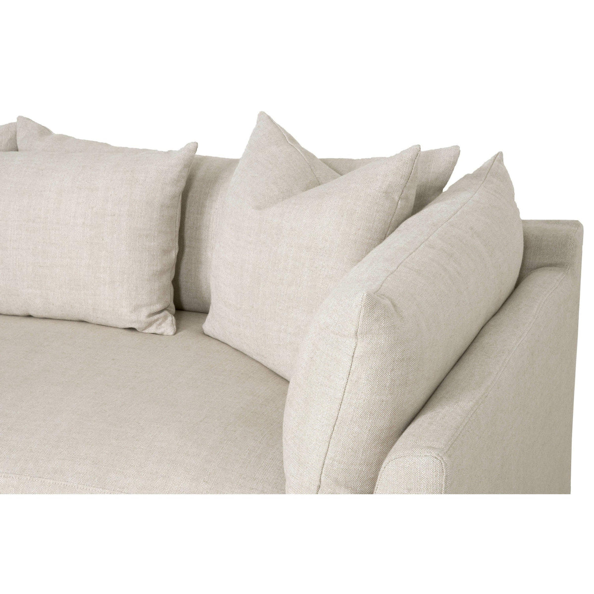 Hayberry Lounge Slipcover Sofa - Sofa Cushion Detail | Bone & Brass