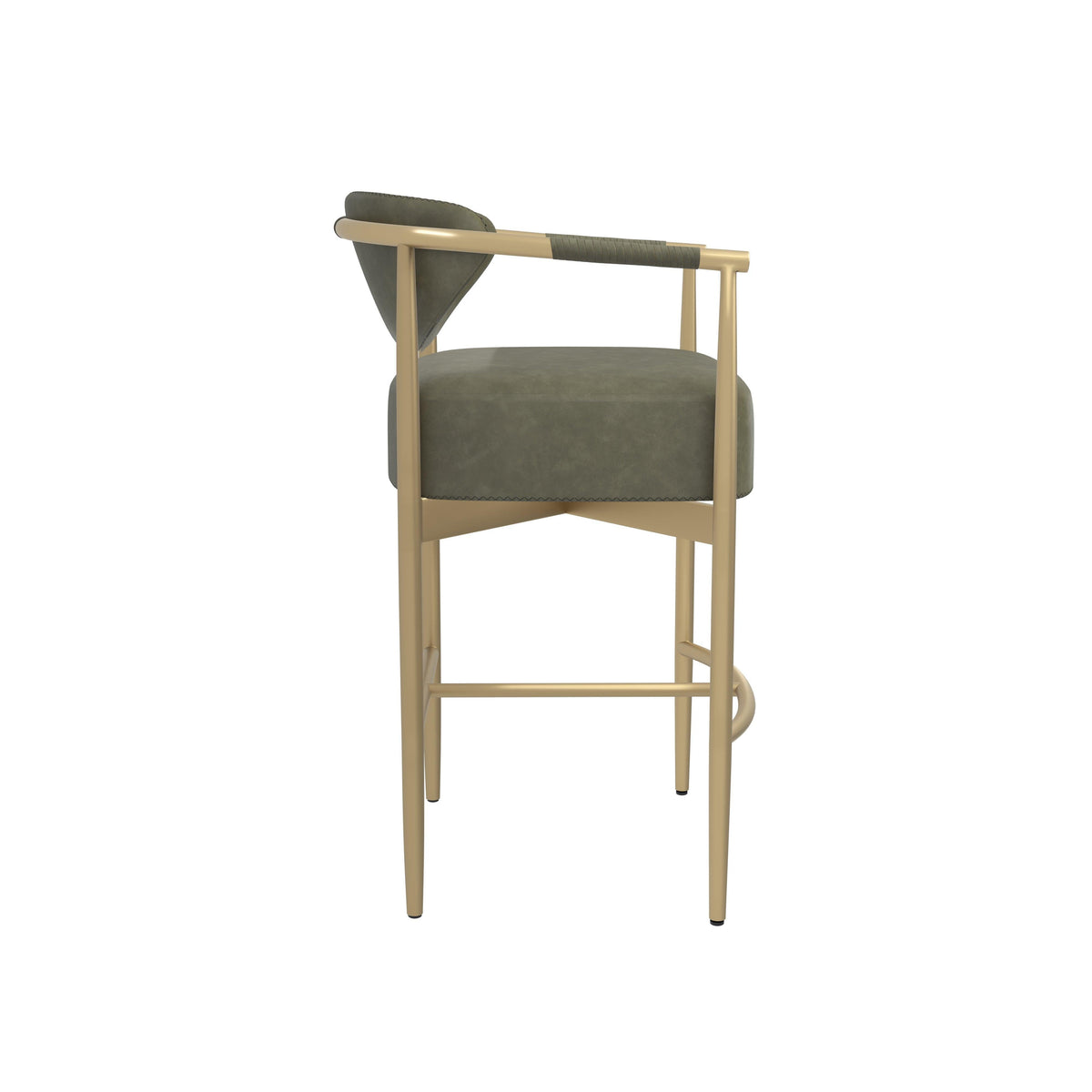 Heloise Barstool - Ivanhoe Pine - Stool Seat Detail | Bone & Brass