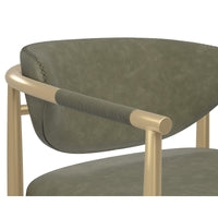 Heloise Barstool - Ivanhoe Pine - Stool View | Bone & Brass