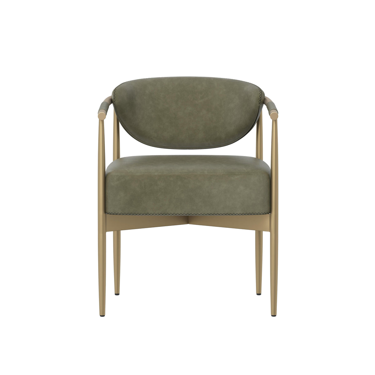Heloise Dining Armchair - Ivanhoe Pine - Chair Detail | Bone & Brass