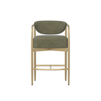 Heloise Counter Stool - Ivanhoe Pine - Stool Detail | Bone & Brass