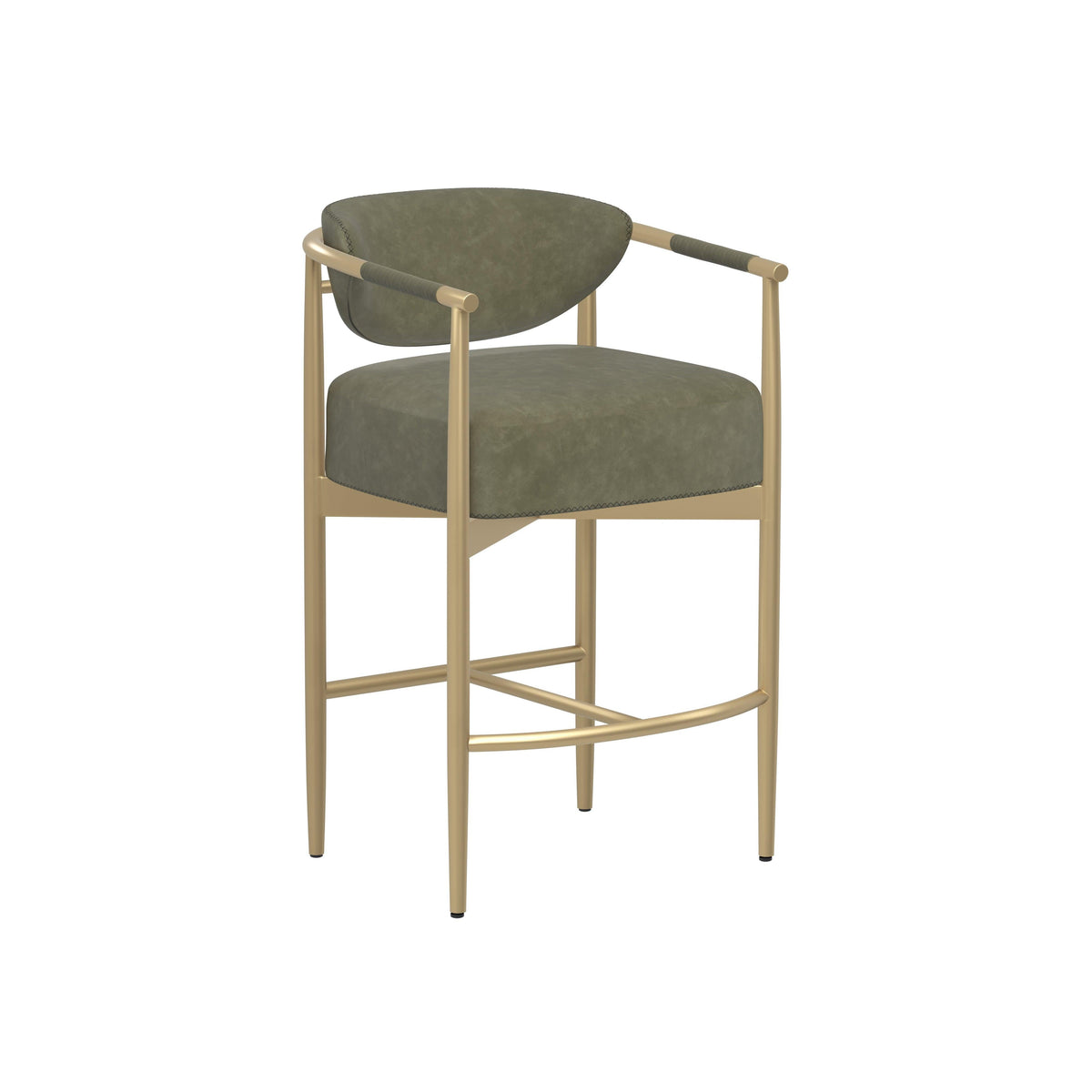 Heloise Counter Stool - Ivanhoe Pine | Bone & Brass