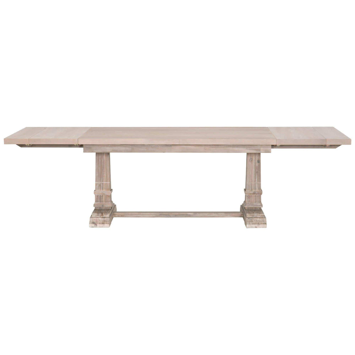 Henry Gray Wood Extension Dining Table | Bone & Brass