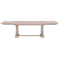 Henry Gray Wood Extension Dining Table | Bone & Brass