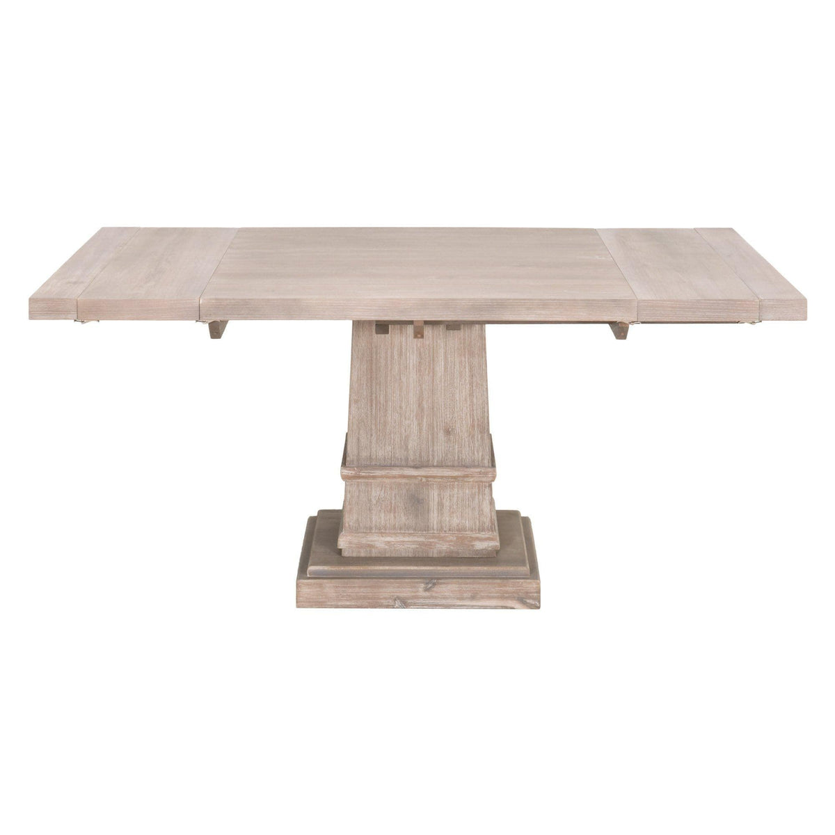 Henry Gray Wood Square Extension Dining Table | Bone & Brass
