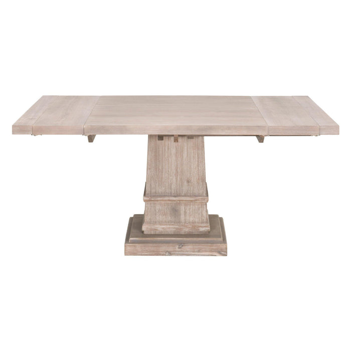 Henry Gray Wood Square Extension Dining Table | Bone & Brass