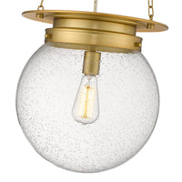 Heritage Brass Calhoun Seedy Glass Pendant