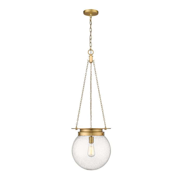 Heritage Brass Calhoun Seedy Glass Pendant