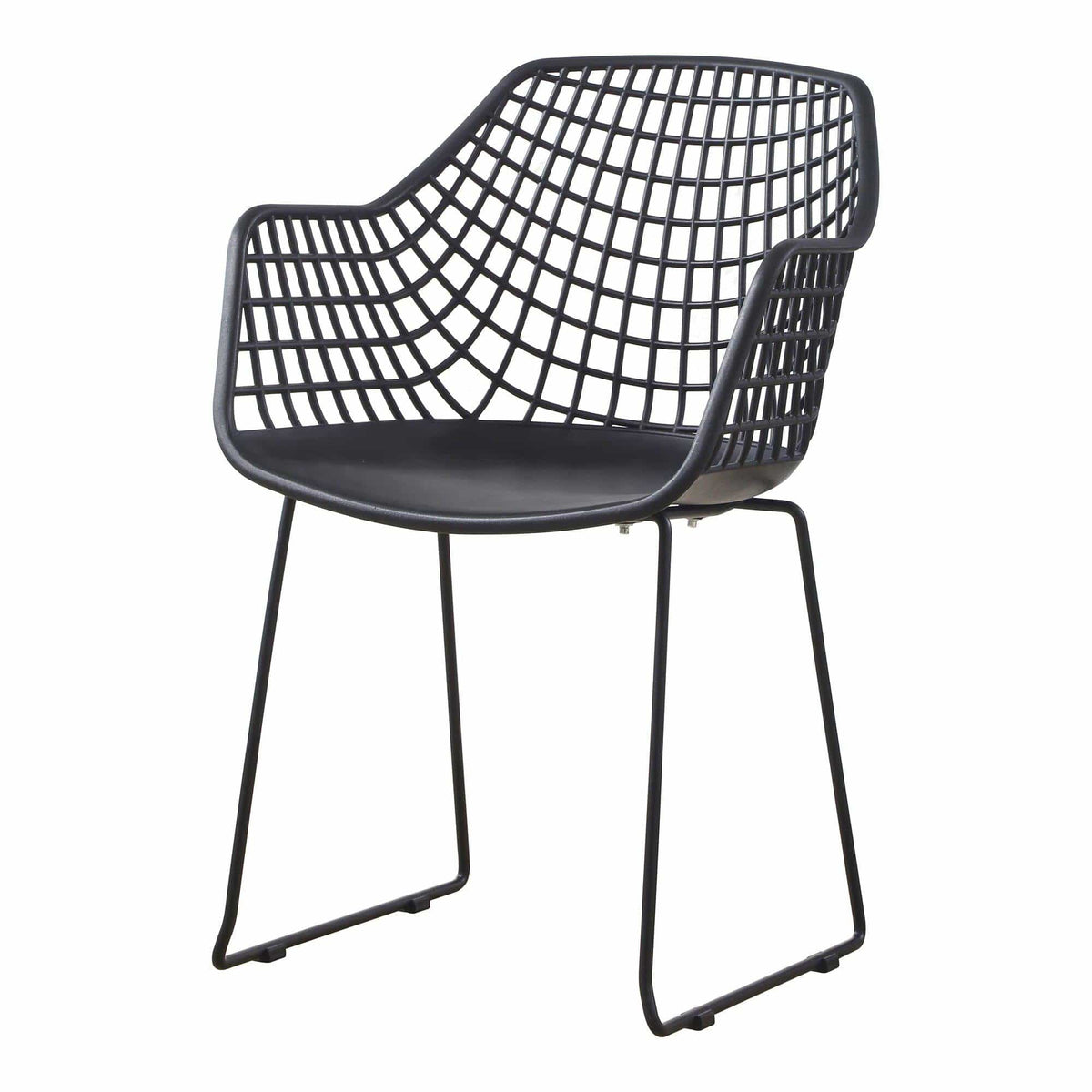 Honolulu Black Outdoor Chair - Outdoor Chair Detail | Bone & Brass