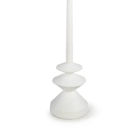 Hope Floor Lamp base with complex curves and a matte white finish.