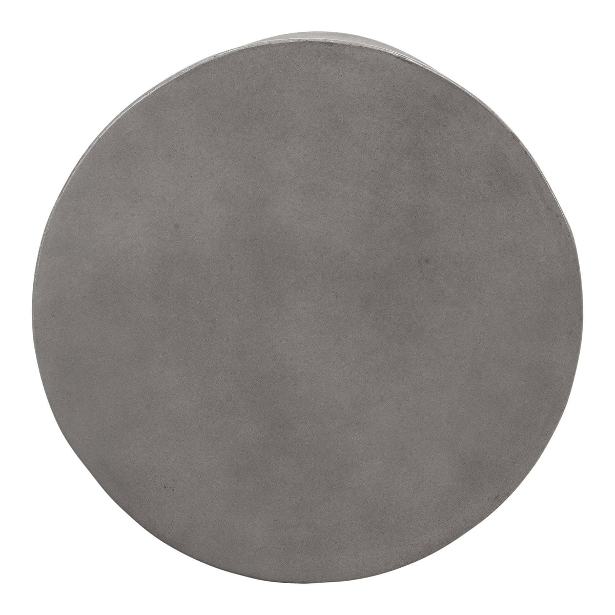 Hourglass Gray Concrete Outdoor Stool - Side View | Bone & Brass