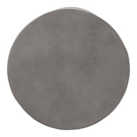 Hourglass Gray Concrete Outdoor Stool - Side View | Bone & Brass