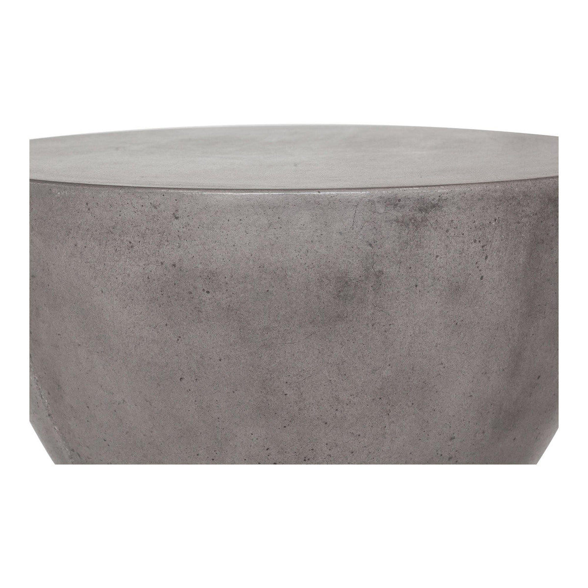 Hourglass Gray Concrete Outdoor Stool - Alternate View | Bone & Brass