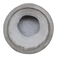 Hourglass Gray Concrete Outdoor Stool - Detail View | Bone & Brass