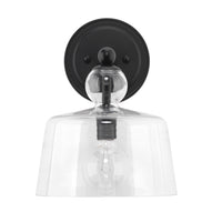 Hudson Black Wall Sconce | Bone & Brass