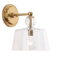 Hudson Brass Wall Sconce - Sconce Detail | Bone & Brass