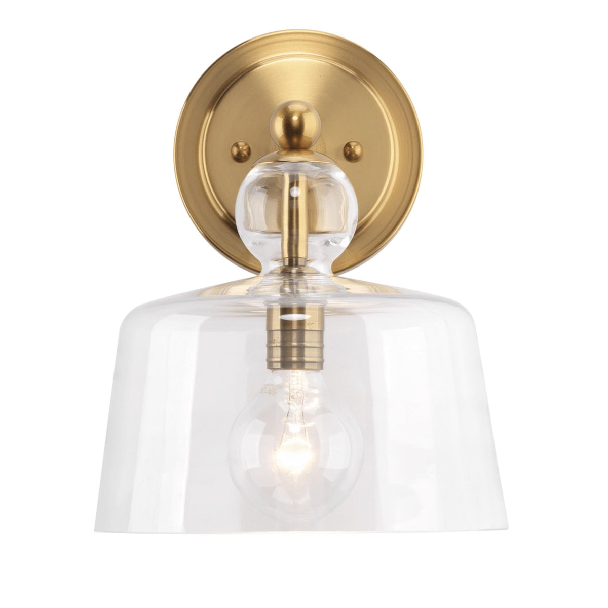 Hudson Brass Wall Sconce | Bone & Brass