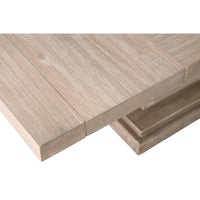 Henry Gray Wood Square Extension Dining Table