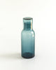Handblown Hammered Glass Carafe with Lid