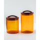 Hammered Glass Canisters, Assorted Colors