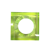 Square Lucite Napkin Rings