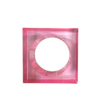 Square Lucite Napkin Rings