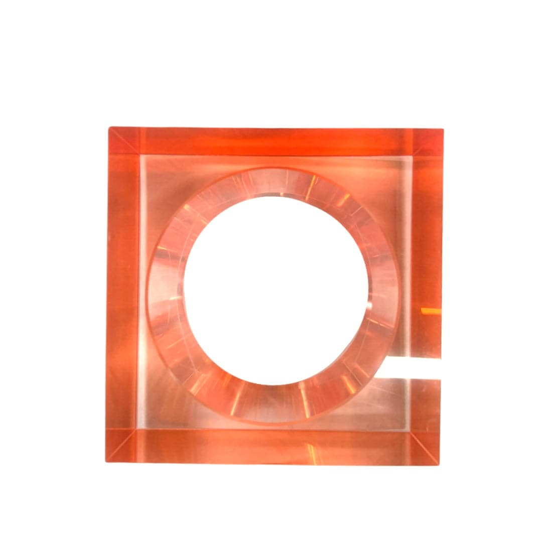 Square Lucite Napkin Rings