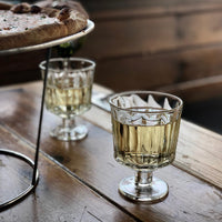 City Wine Glass Set -6 - Glass Stem Detail | Bone & Brass