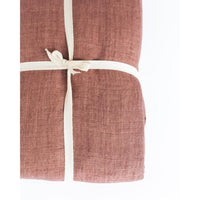 Stone Washed Linen Throw Blanket