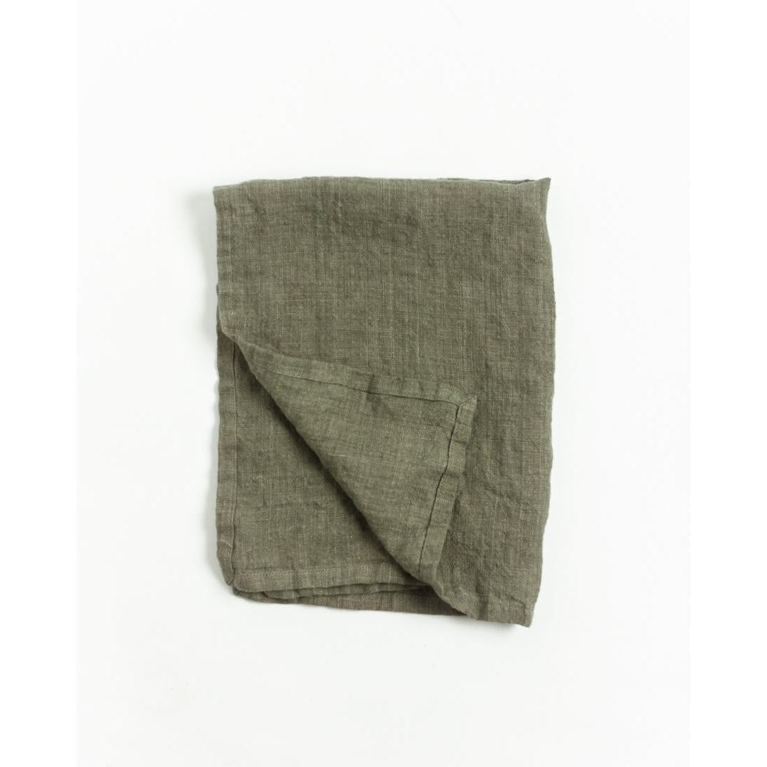Stone Washed Linen Tea Towel