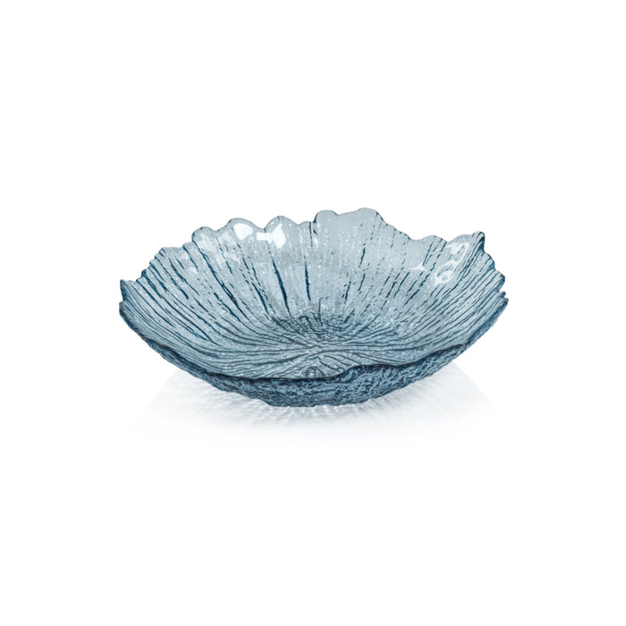 Icy Sapphire Blue Glass Bowls, Set 6 | Bone & Brass